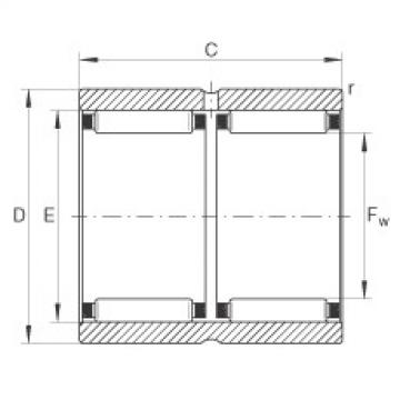 підшипник RNAO18X30X24-ZW-ASR1 INA