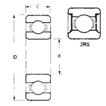 підшипник 6918-2RS FBJ