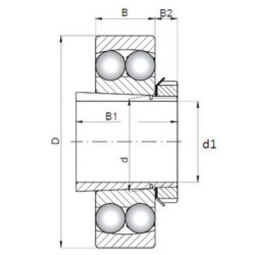 підшипник 2206K-2RS+H306 CX