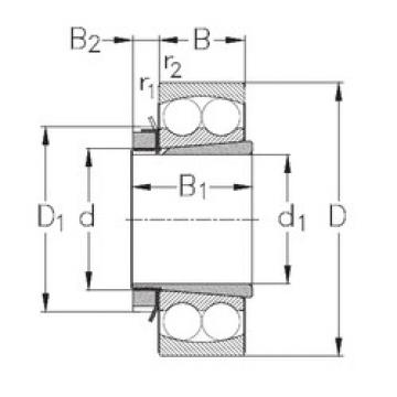 підшипник 1208-K+H208 NKE