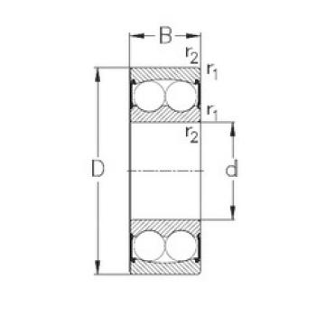 підшипник 2208-2RS NKE