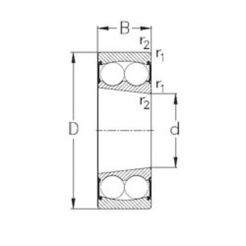 підшипник 2208-K-2RS NKE