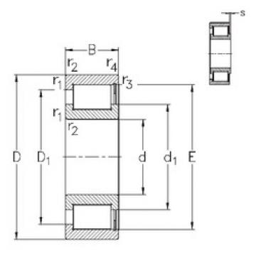 підшипник NCF1896-V NKE