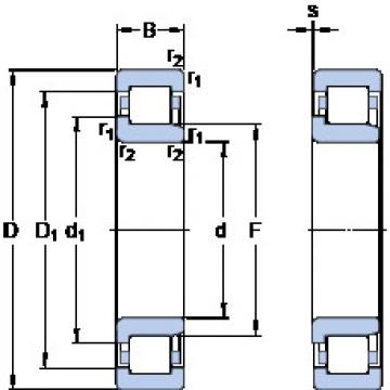 підшипник NJ 1064 MA SKF