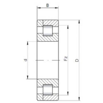 підшипник NP219 ISO