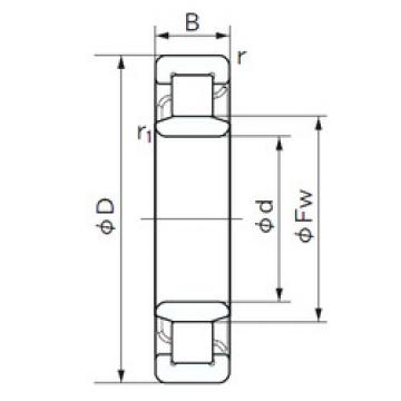 підшипник NU 2234 E NACHI