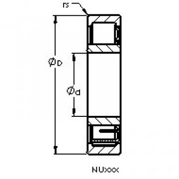 підшипник NU2224 EM AST