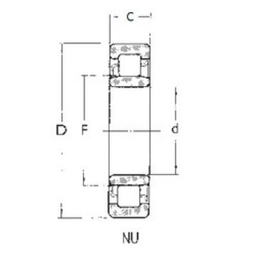 підшипник NU207 FBJ