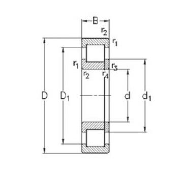 підшипник NUP219-E-MPA NKE