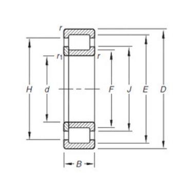 підшипник NUP208E.TVP Timken