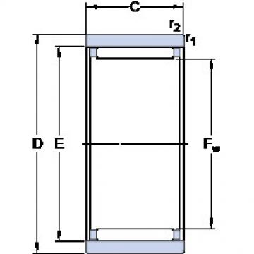 підшипник RNAO 22x35x16 SKF