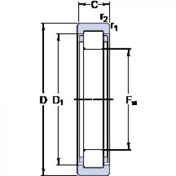 підшипник RNU 212 ECJ SKF