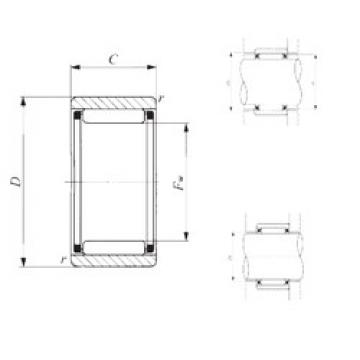 підшипник RNAF 172513 IKO