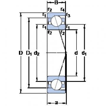 підшипник 7000 CD/P4A SKF