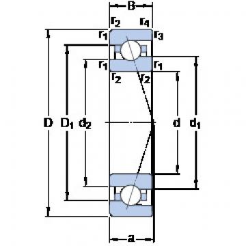 підшипник 7011 ACE/HCP4A SKF