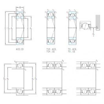 підшипник 71940 CD/P4A SKF