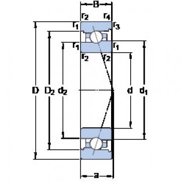 підшипник 7008 ACB/HCP4A SKF