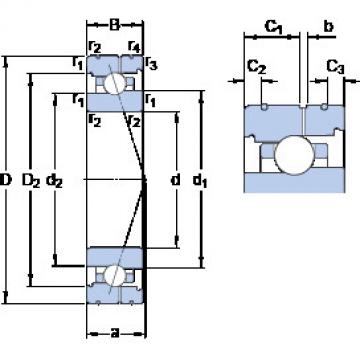 підшипник 7016 ACB/HCP4AL SKF