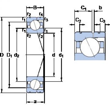 підшипник 7019 CD/P4AL SKF