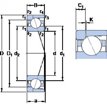 підшипник 7018 ACD/P4AH1 SKF