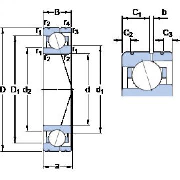 підшипник 71906 CE/HCP4AL SKF