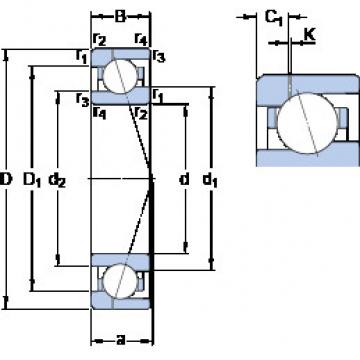 підшипник 71912 CE/P4AH1 SKF