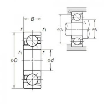 підшипник 7208BEA NSK