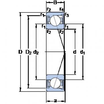 підшипник S7004 CD/P4A SKF