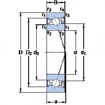 підшипник S7006 CB/P4A SKF