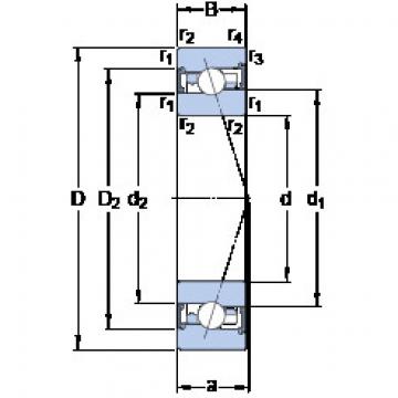 підшипник S7005 FW/HC SKF