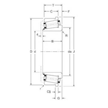 підшипник 100031X/100072C Gamet