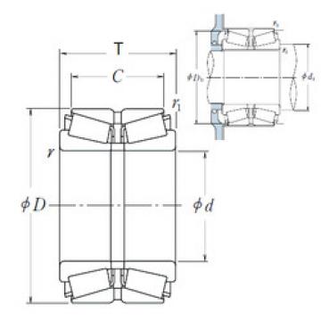 підшипник 200KBE42+L NSK