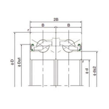 підшипник 40TAB09DF-2NK NACHI