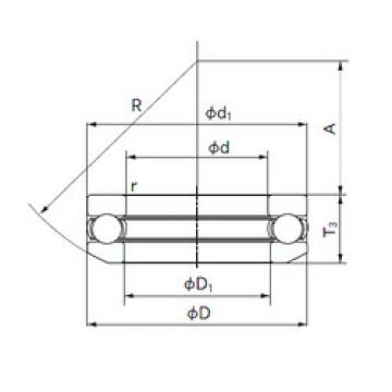 підшипник 53208 NACHI