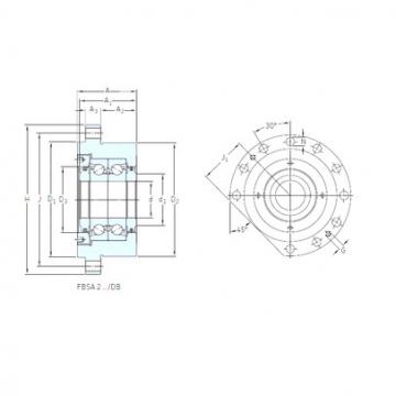 підшипник BSDU 225 DD SNFA