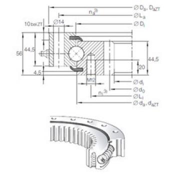 підшипник VSI 20 0644 N INA