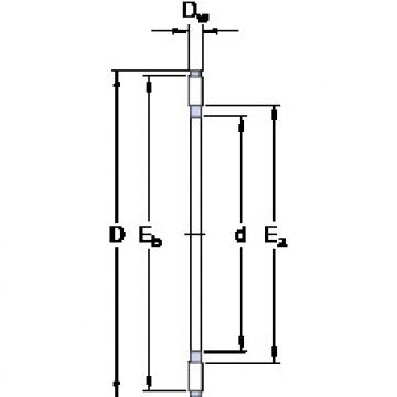 підшипник AXK 100135 SKF