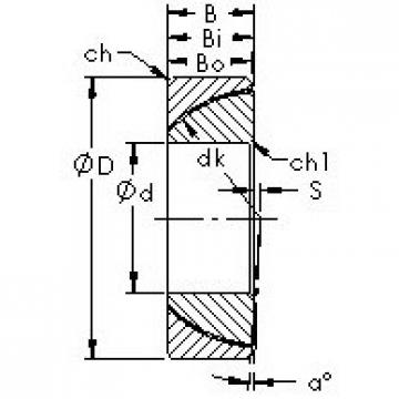 підшипник GAC105T AST