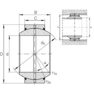 підшипник GE 160 FO-2RS INA