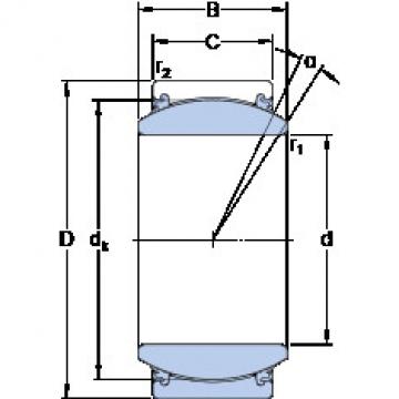 підшипник GEZ 100 TXE-2LS SKF