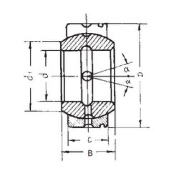 підшипник GE50XS/K FBJ