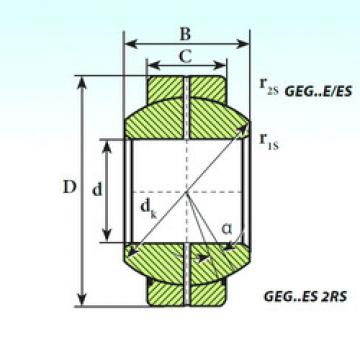 підшипник GEG 160 ES ISB