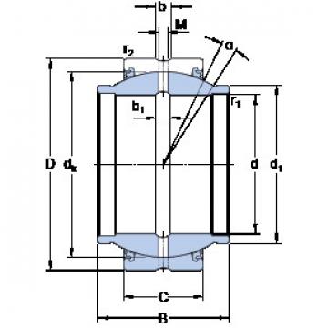 підшипник GEZM 106 ES-2LS SKF