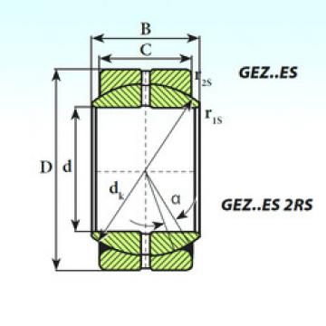 підшипник GEZ 34 ES ISB