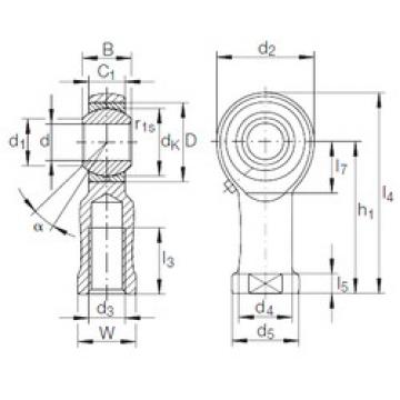 підшипник GIKFL 30 PB INA