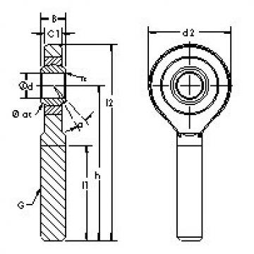 підшипник SA15ET-2RS AST