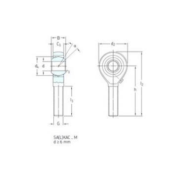 підшипник SALKAC8M SKF