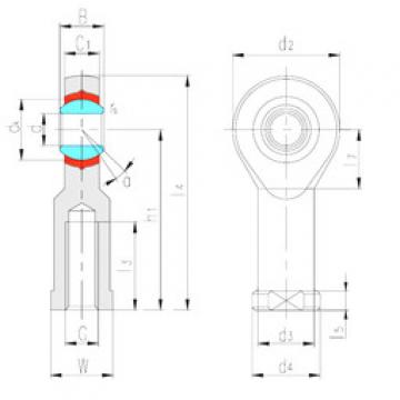 підшипник SIBP12N LS