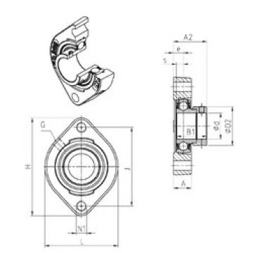 підшипник ESFD203M100 SNR