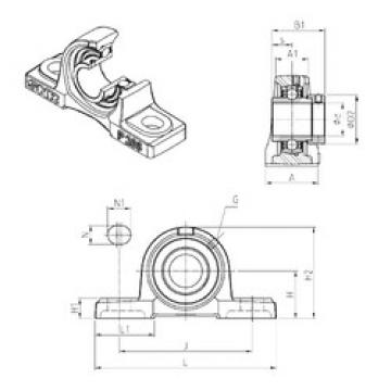 підшипник EXP204 SNR